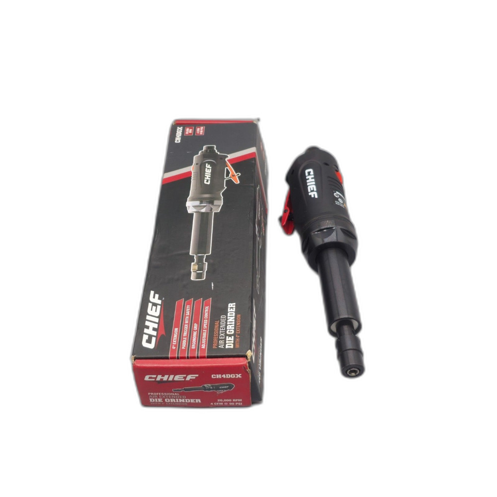CHIEF CH4DGX AIR EXTENDED DIE GRINDER WITH 4" EXTENSION (GNH014102)